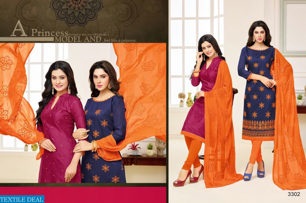 Hum tum vol-5 by RR wholesale 2 top dress material